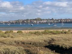 Looking across the channel towards West Mersea